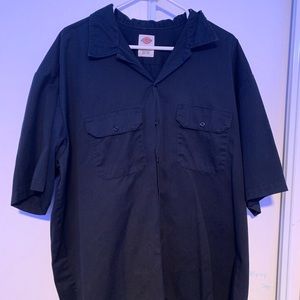 Dickies Short Sleeve Work Shirt 2XL Black